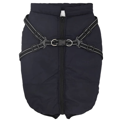 Hundemantel Geschirr Wasserdicht Reflektierend Marineblau L52
