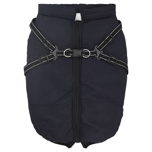 Hundemantel Geschirr Wasserdicht Reflektierend Marineblau L52