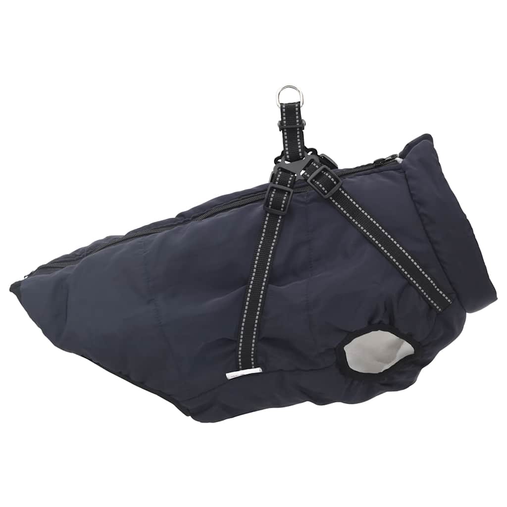 Hundemantel Geschirr Wasserdicht Reflektierend Marineblau L52