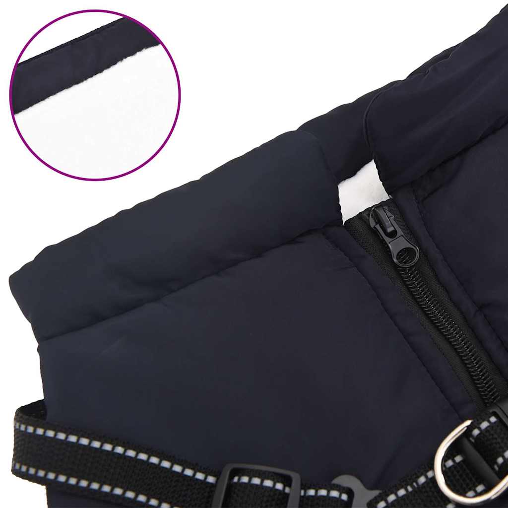 Hundemantel Geschirr Wasserdicht Reflektierend Marineblau L52