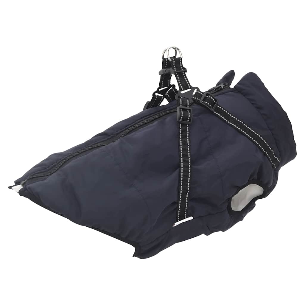 Hundemantel Geschirr Wasserdicht Reflektierend Marineblau L68