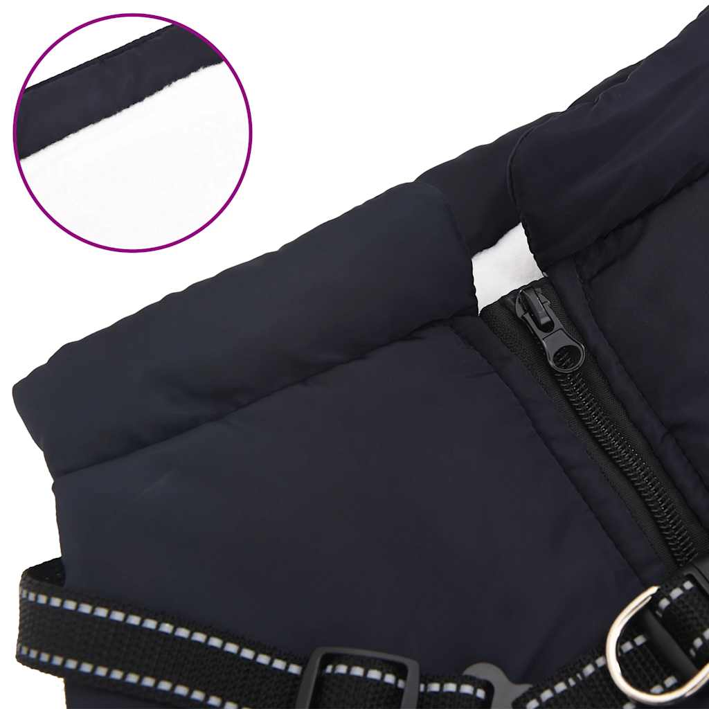 Hundemantel Geschirr Wasserdicht Reflektierend Marineblau L68