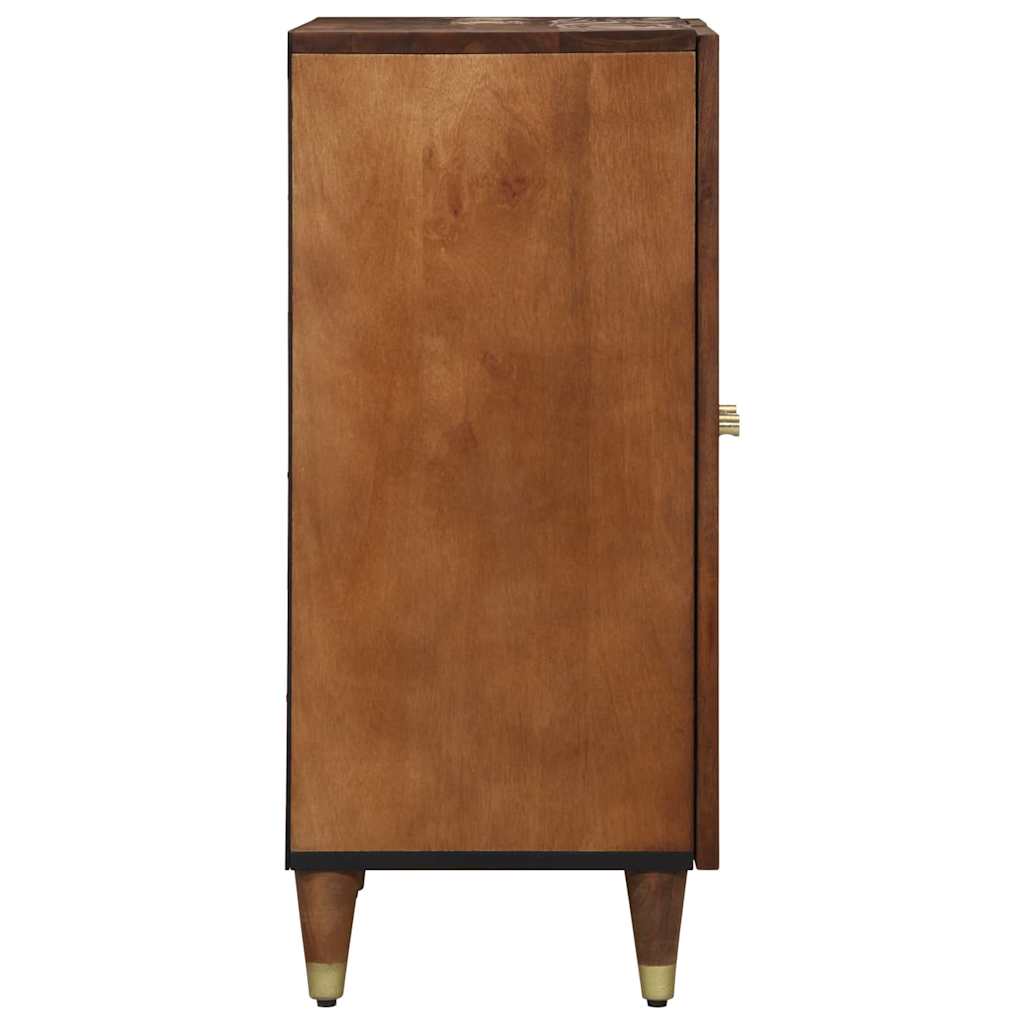 Sideboard 2 pcs Honigbraun 60 x 33.5 x 75 cm Massivholz Mango