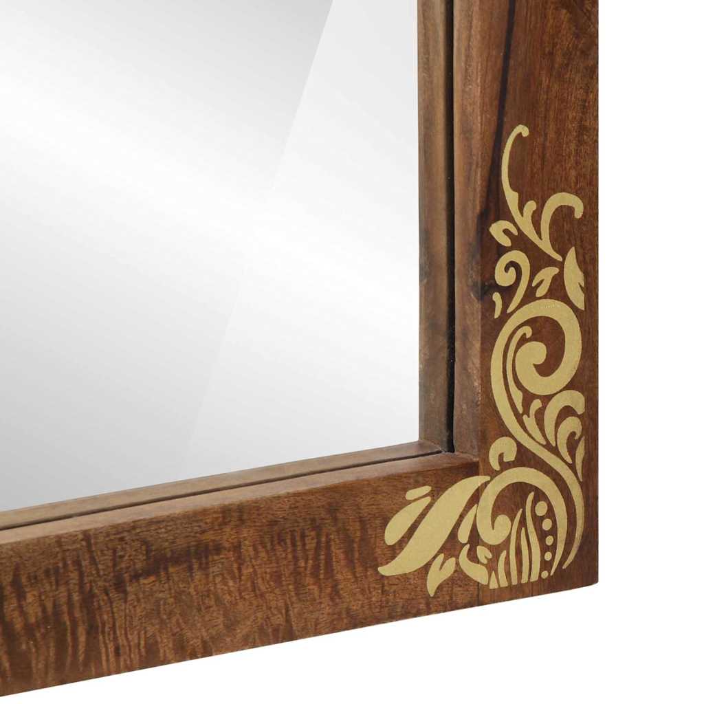 Badezimmermöbel Set Wandmontiert 2 pcs Braun 62 x 33 x 58 cm