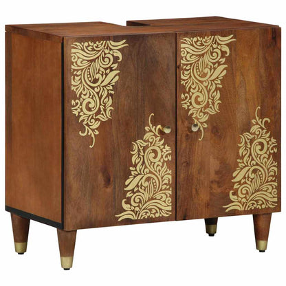 Badezimmermöbelset 3 pcs Braun 62 x 33 x 58 cm Massivholz Mango