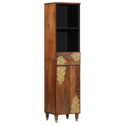 Badezimmermöbelset 3 pcs Braun 62 x 33 x 58 cm Massivholz Mango