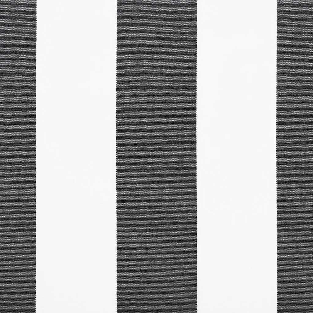 Markise Automatisch Anthrazit und Weiß 300x250 cm