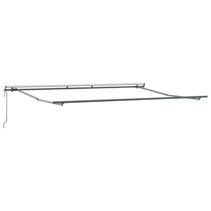 Markise Automatisch Anthrazit und Weiß 400x300 cm