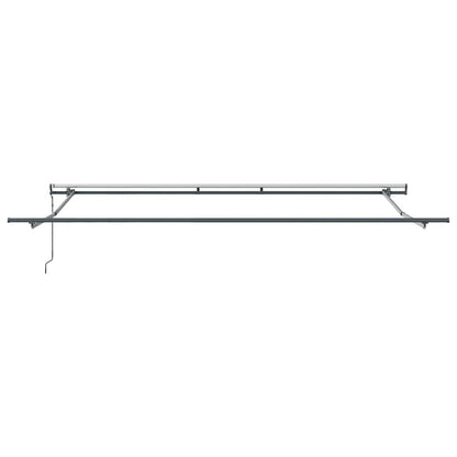 Markise Automatisch Anthrazit und Weiß 400x300 cm