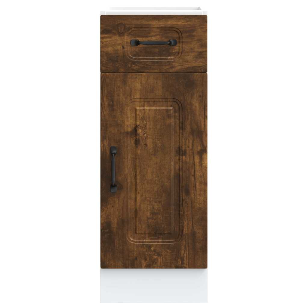 Küchenunterschrank Kalmar Räuchereiche Holzwerkstoff