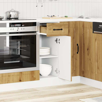 Küchenunterschrank Kalmar Artisan-Eiche Holzwerkstoff