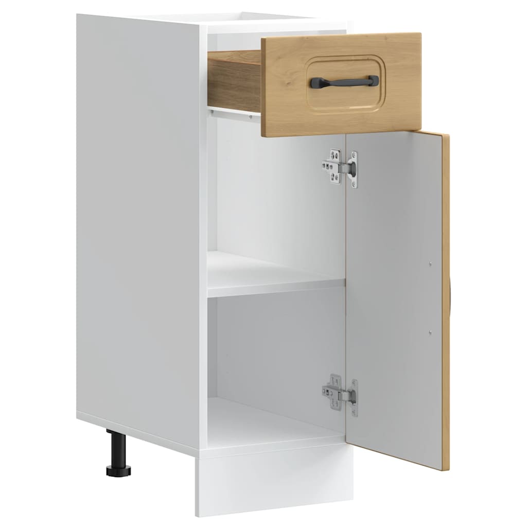 Küchenunterschrank Kalmar Artisan-Eiche Holzwerkstoff