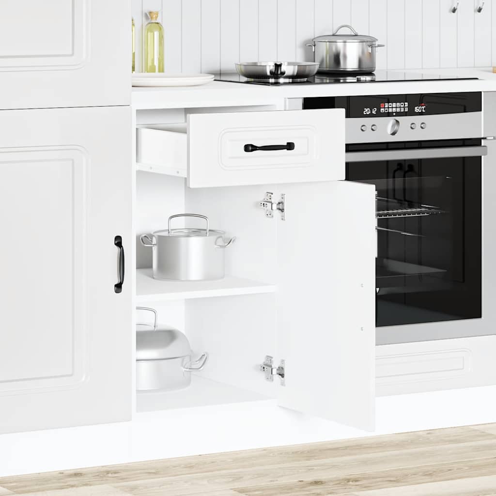 Küchenunterschrank Kalmar Weiß Holzwerkstoff