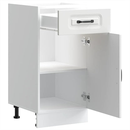 Küchenunterschrank Kalmar Weiß Holzwerkstoff