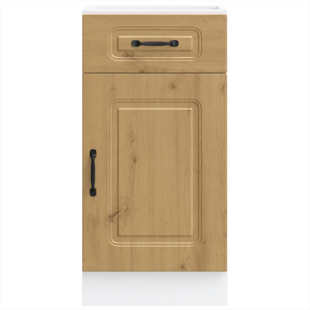Küchenunterschrank Kalmar Artisan-Eiche Holzwerkstoff