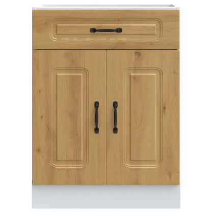 Küchenunterschrank Kalmar Artisan-Eiche Holzwerkstoff
