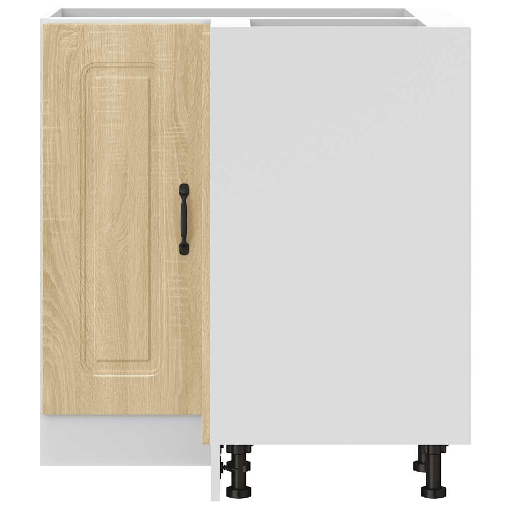 Küchen-Eckunterschrank Kalmar Sonoma-Eiche Holzwerkstoff
