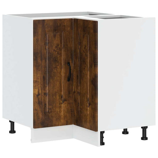 Küchen-Eckunterschrank Kalmar Räuchereiche Holzwerkstoff