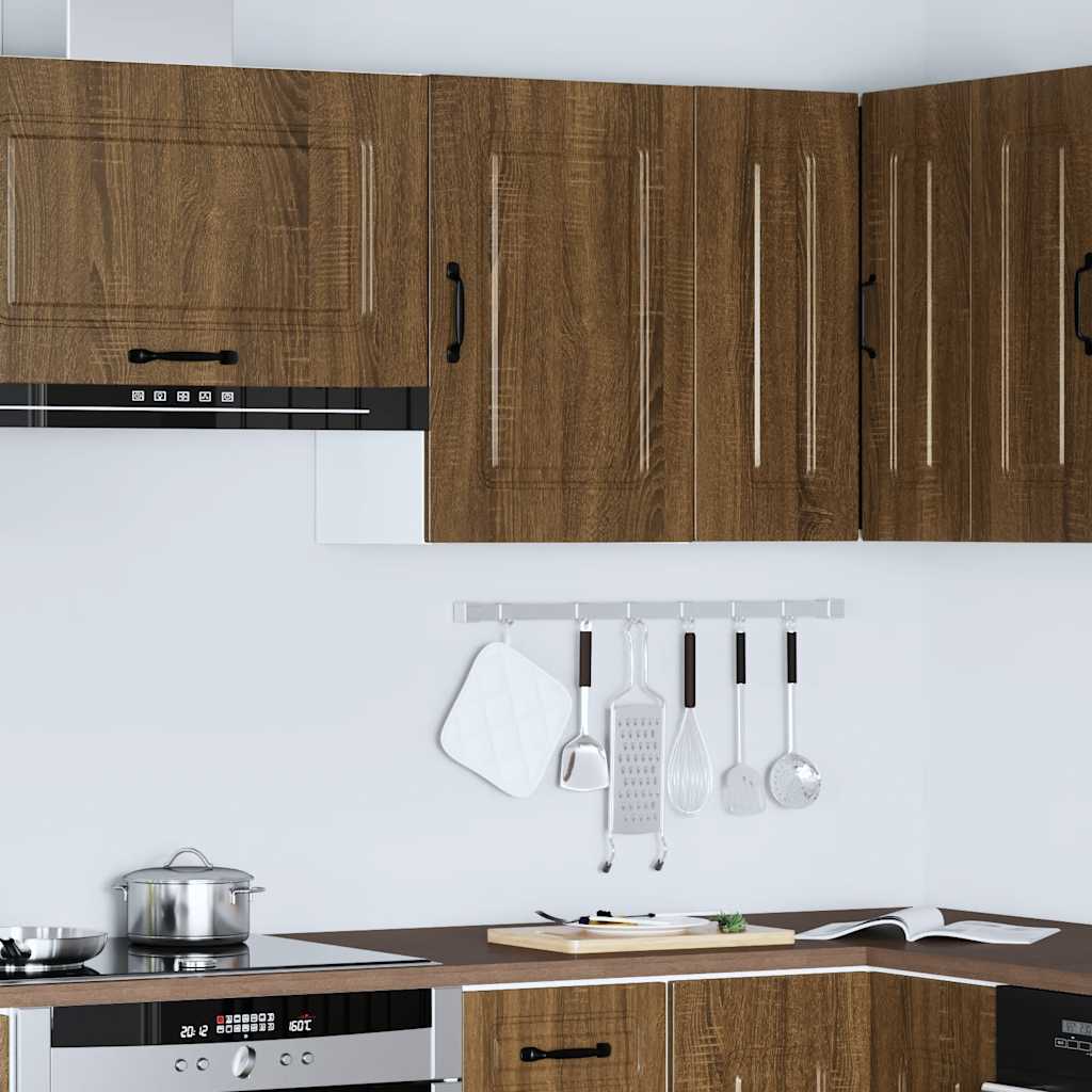 Küchen-Hängeschrank Kalmar Braun Eichen-Optik Holzwerkstoff