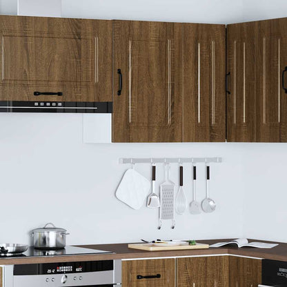 Küchen-Hängeschrank Kalmar Braun Eichen-Optik Holzwerkstoff