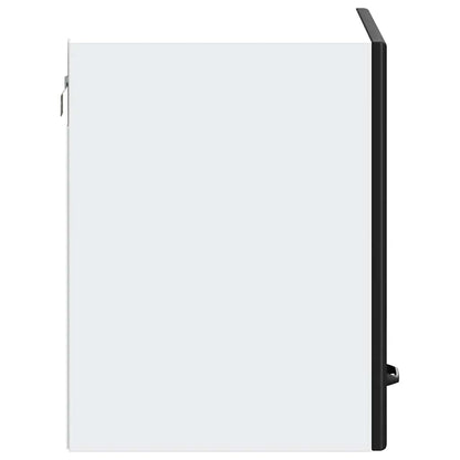 Küchen-Hängeschrank Kalmar Schwarz Holzwerkstoff