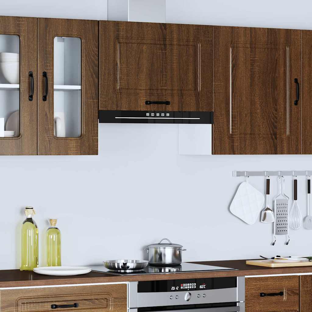 Küchen-Hängeschrank Kalmar Braun Eichen-Optik Holzwerkstoff