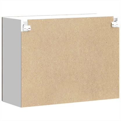 Küchen-Hängeschrank mit Glastür Kalmar Räuchereiche Holzwerkstoff