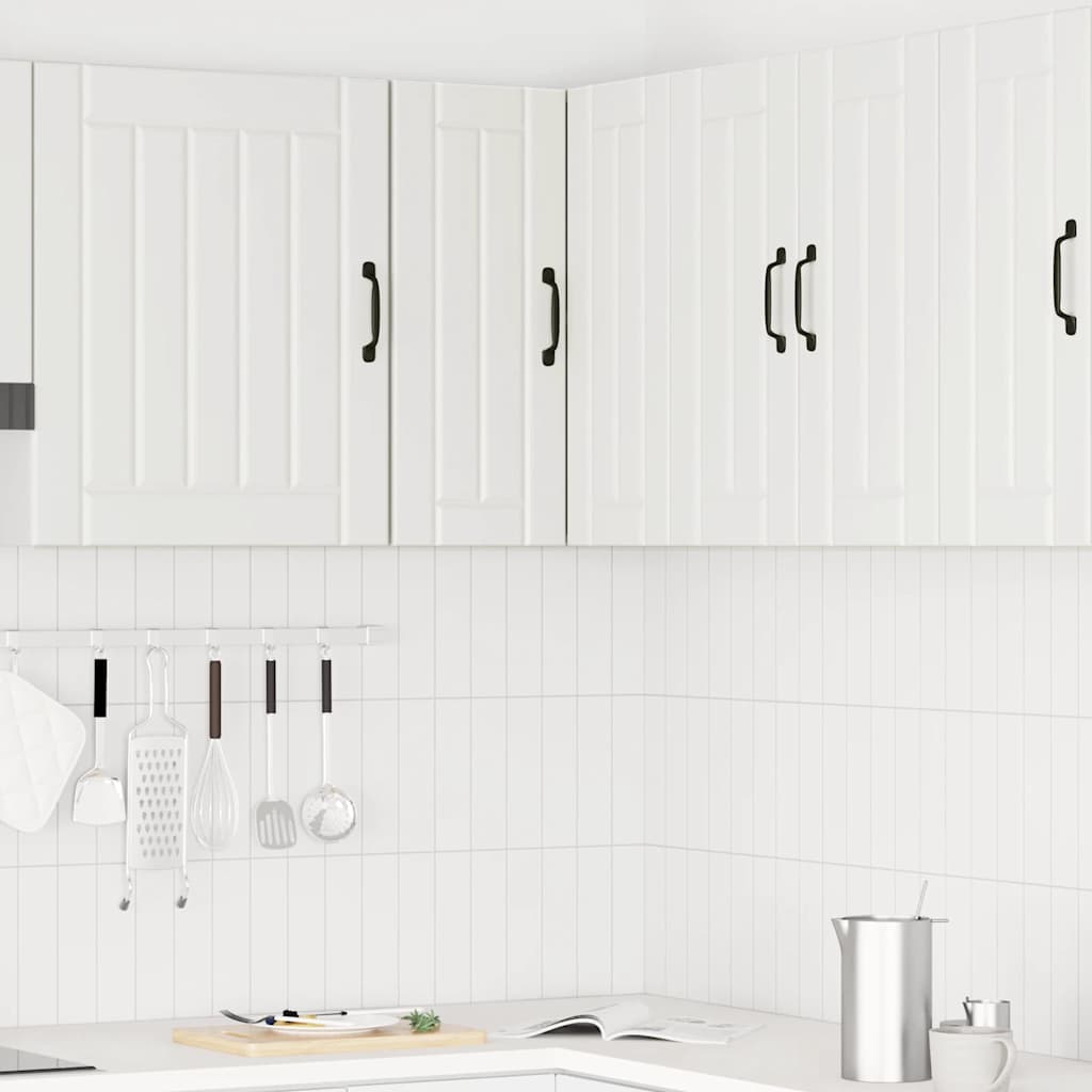 Küchen-Eckhängeschrank Kalmar Weiß Holzwerkstoff