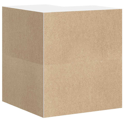 Küchen-Eckhängeschrank Kalmar Hochglanz-Weiß Holzwerkstoff