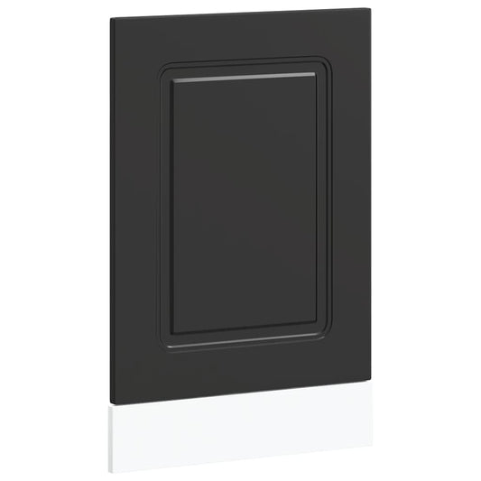 Opvaskemaskine panel Kalmar Sort 45x1,5x67 cm træmateriale
