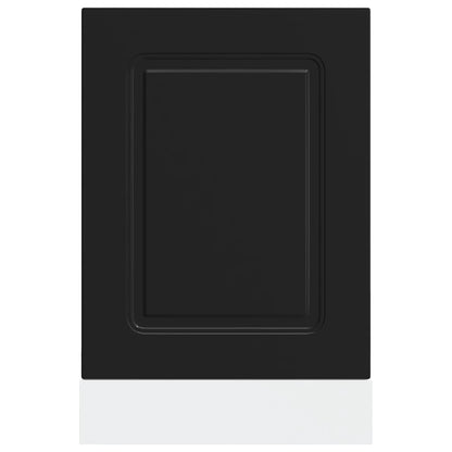 Opvaskemaskine panel Kalmar Sort 45x1,5x67 cm træmateriale