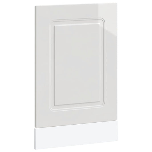 Opvaskemaskine panel Kalmar højglans hvid 45x1,5x67 cm