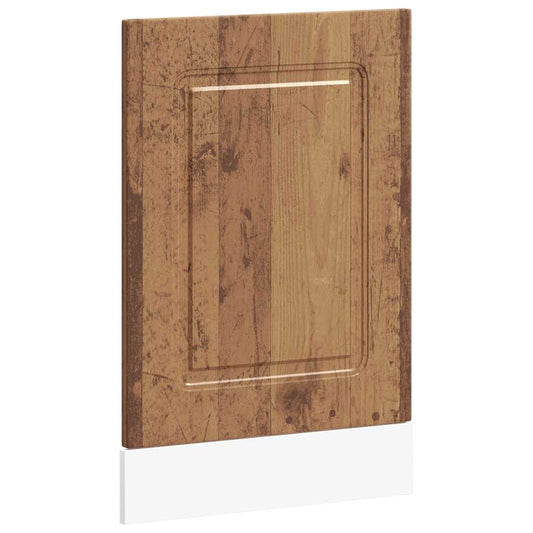 Opvaskemaskine panel Kalmar gammelt træ look 45x1,5x67 cm