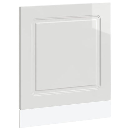 Opvaskemaskine panel Kalmar højglans hvid 60x1,5x67 cm