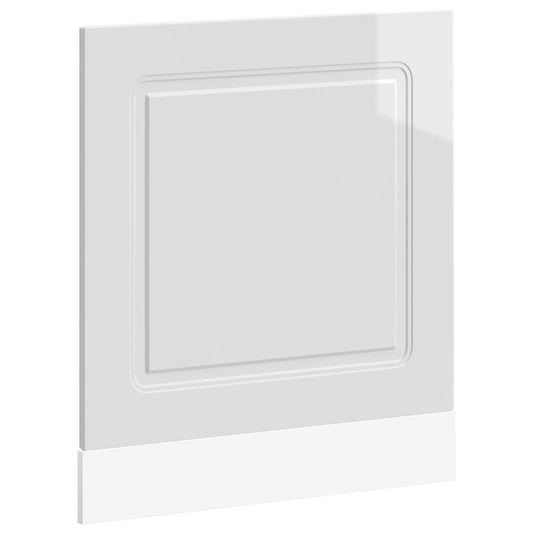 Opvaskemaskine panel Kalmar højglans hvid 60x1,5x67 cm