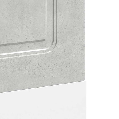 Opvaskemaskine panel Kalmar betongrå 60x1,5x67cm træmateriale
