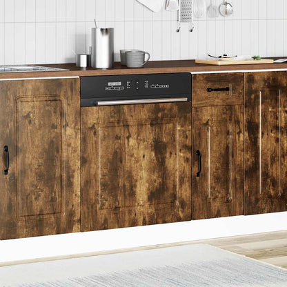 Opvaskemaskine panel Kalmar røget eg 60x1,5x67 cm