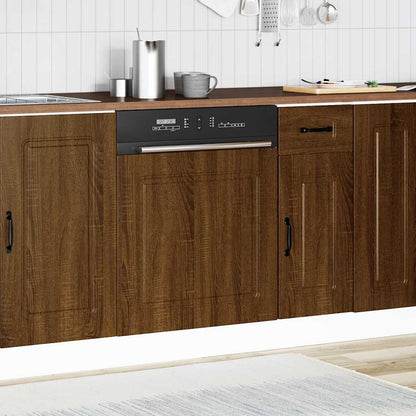 Opvaskemaskine panel Kalmar Brun Eg look 60x1,5x67 cm