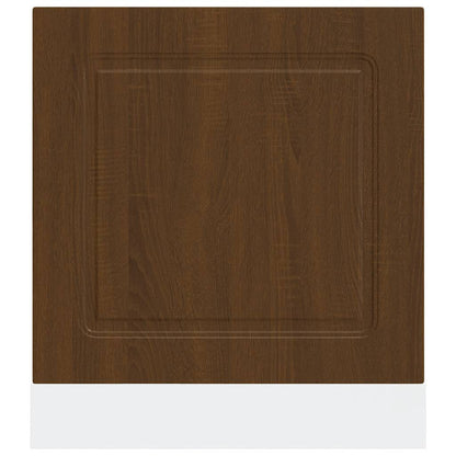 Opvaskemaskine panel Kalmar Brun Eg look 60x1,5x67 cm