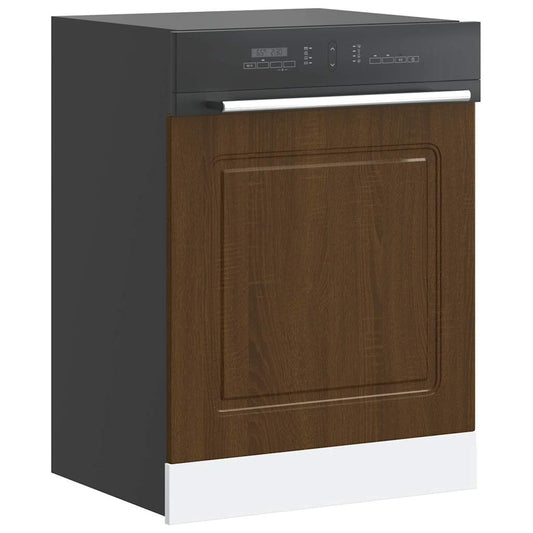 Opvaskemaskine panel Kalmar Brun Eg look 60x1,5x67 cm