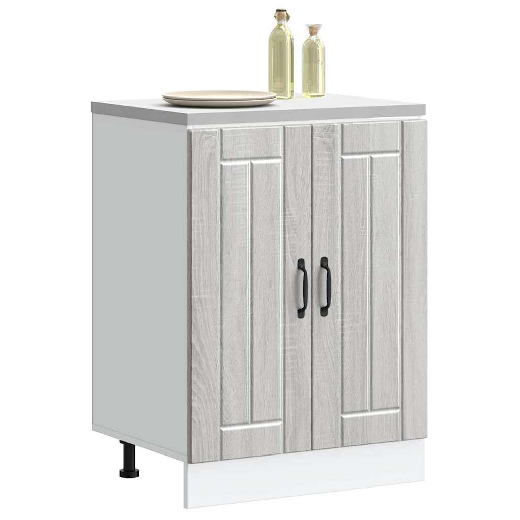 Vask underskab Lucca Grey Sonoma træmateriale