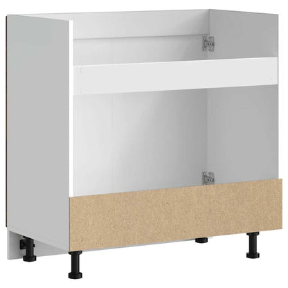 Spülenunterschrank Lucca Räuchereiche Holzwerkstoff