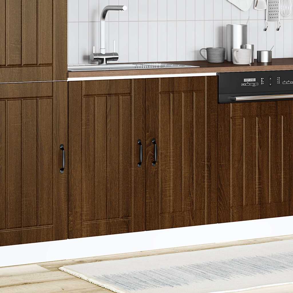 Vask underskab Lucca Brun eg-look træmateriale