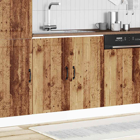 Vask underskab Lucca gammelt træ look træmateriale
