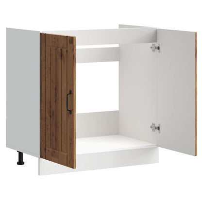 Vask underskab Lucca gammelt træ look træmateriale
