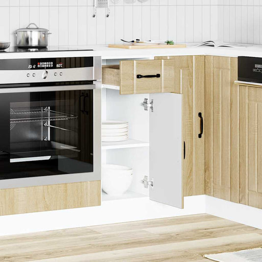 Køkkenunderskab Lucca Sonoma egetræ materiale