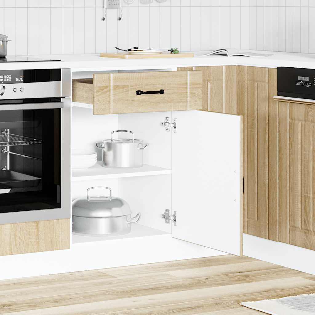 Køkkenunderskab Lucca Sonoma egetræ materiale