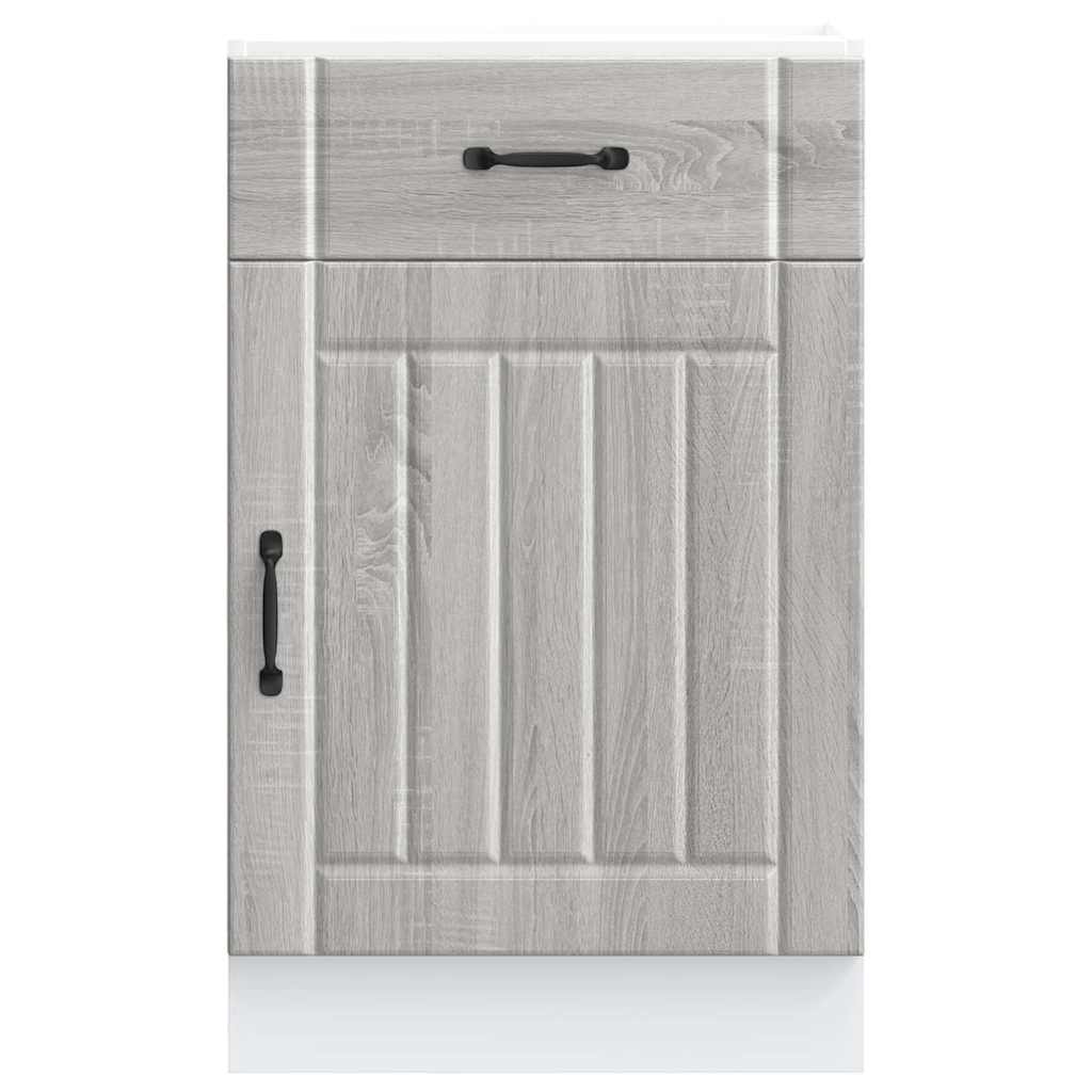 Køkkenunderskab Lucca Grey Sonoma træmateriale