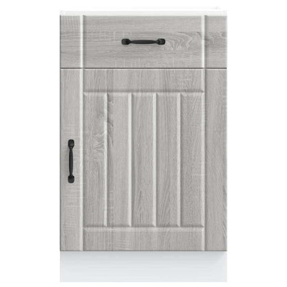 Køkkenunderskab Lucca Grey Sonoma træmateriale