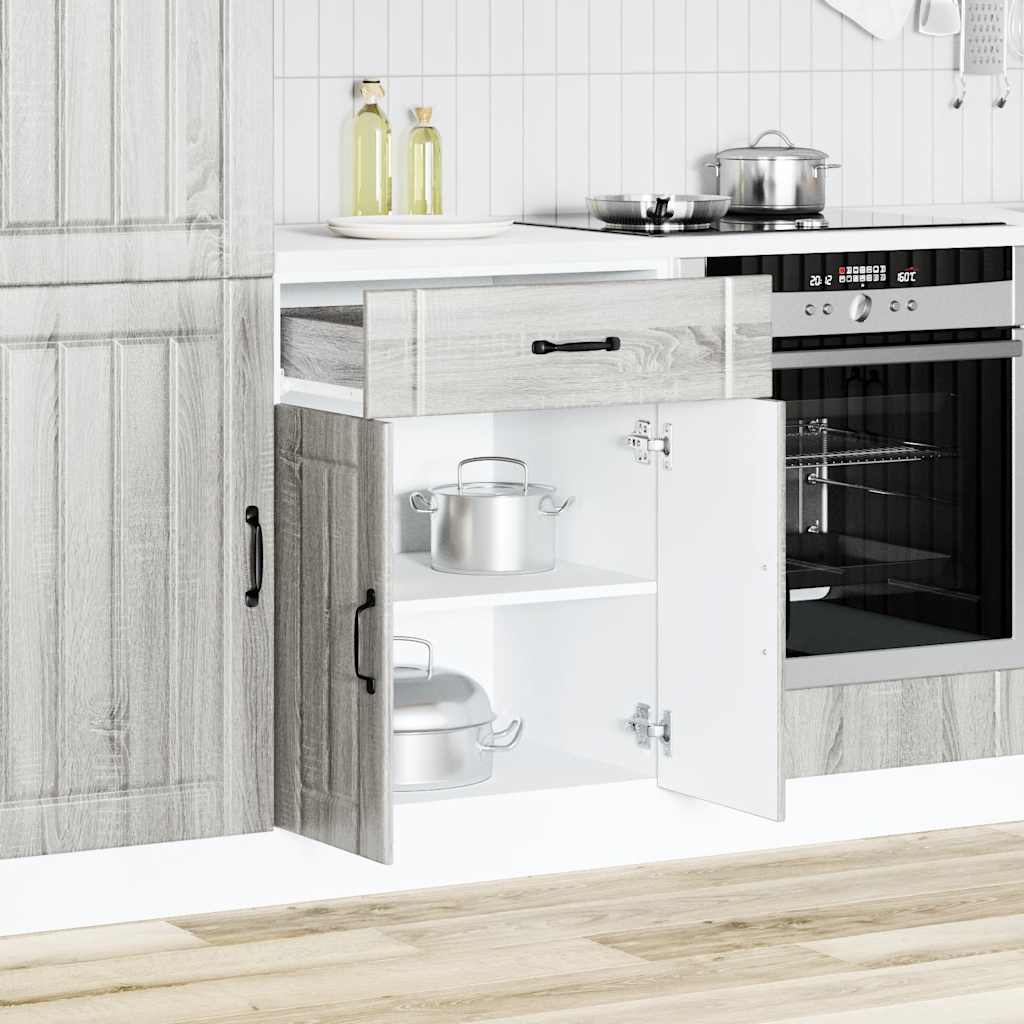 Køkkenunderskab Lucca Grey Sonoma træmateriale